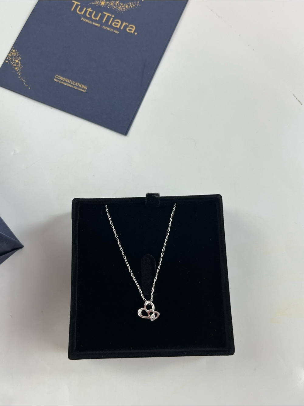 TutuTiara. Womens Embrace Love Silver Necklace